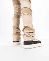 "EMBRACE THE JOURNEY" FLARE STACK DENIM