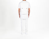 "MY PLEASURE" CARGO FLARE STACK DENIM