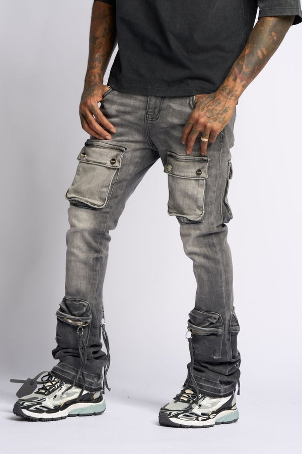 "BETTER DAYS" STACKED CARGO (GREY)