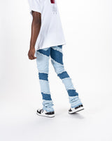 "EMBRACE THE JOURNEY" FLARE STACK DENIM