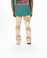 "EMBRACE THE JOURNEY" FLARE STACK DENIM